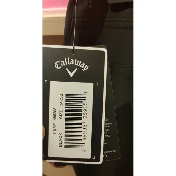 Callaway Men’s 5 Pocket Pant Lightweight 4 Way Stretch Wicking Golf Performance - Picture 7 of 8